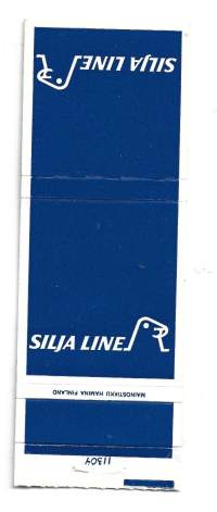 Silja Line - tyhjä mainostulitikkurasia tulitikkurasia