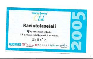 Ravintolaseteli 15 euro 2005 - tilapäinen maksuväline