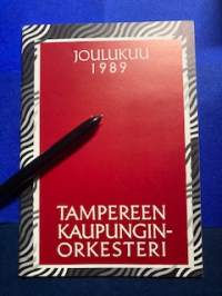Tampereen Kaupunginorkesteri joulukuu 1989 ohjelmisto