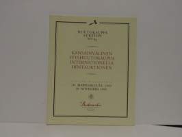 Bukowskis kansainvälinen syyshuutokauppa 1993 -luettelo