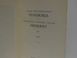 Suomen sukututkimusseuran vuosikirja 7-9