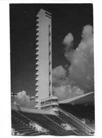 Helsinki Stadion- paikkakuntakortti, paikkakuntapostikortti  postikortti  kulkenut 1939