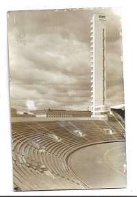 Helsinki Stadion- paikkakuntakortti, paikkakuntapostikortti  postikortti  kulkematon vuodelta 1938