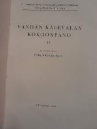 Vanhan Kalevalan kokoonpano II