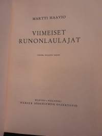 Viimeiset runonlaulajat