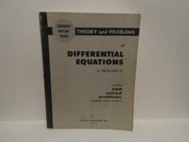 Theory and Problems of Differential Equations