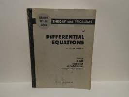 Theory and Problems of Differential Equations
