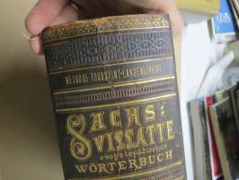 Sachs Villatte Encyclopädisches Wörterbuch II Deutsch - Französich, Grosse Ausgabe -sanakirja ranska-saksa