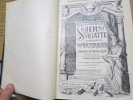 Sachs Villatte Encyclopädisches Wörterbuch II Deutsch - Französich, Grosse Ausgabe -sanakirja ranska-saksa