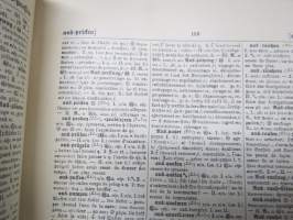 Sachs Villatte Encyclopädisches Wörterbuch II Deutsch - Französich, Grosse Ausgabe -sanakirja ranska-saksa