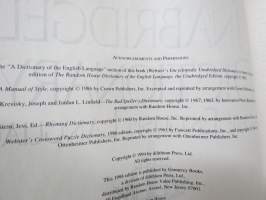 Webster&#039;s Encyclopedic Unabridged Dictionary of the English Language Deluxe Edition 1989