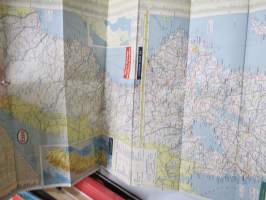 Esso Sverige - Sweden 1959 -tiekartta / road map