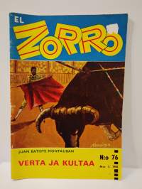 El Zorro N:o 3 1965 Verta ja kultaa