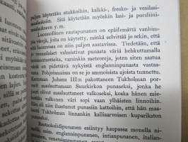 Värit ja maalaus 1922 -näköispainos, vanhanajan värit, maalaaminen, alan perusteos