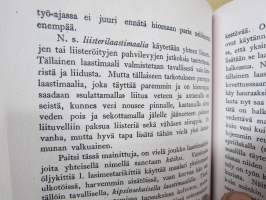 Värit ja maalaus 1922 -näköispainos, vanhanajan värit, maalaaminen, alan perusteos