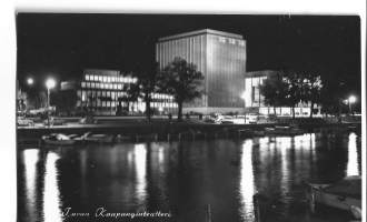 Turku Kaupunginteatteri- paikkakuntakortti, paikkakuntapostikortti   valokuva postikortti kulkematon