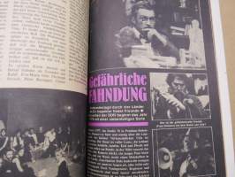 Das Magazin Oktober 1977 -itäsaksalainen kuukausijulkaisu, huumoria, erotiikkaa / seksiä, mainoksia, matkailua, taidetta, valokuvia, ym.