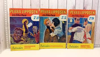 Pekka Lipposen seikkailuja 3 kpl numerot 73,75,79