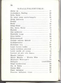 Toivelauluja :  Toimittanut Kullervo  23Julkaistu:Hki : Fazer, 1956sisällysluettelo kuvana