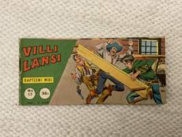 Villi Länsi 1962 nr 17 Kapteeni Miki Miss Dianan ryöstö -comics