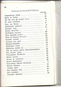 Toivelauluja :  Toimittanut Kullervo  22Julkaistu:Hki : Fazer, 1955sisällysluettelo kuvana