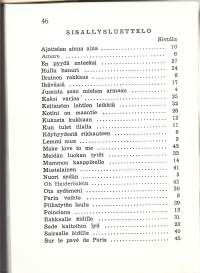 Toivelauluja :  Toimittanut Kullervo 17Julkaistu:Hki : Fazer, 1954sisällysluettelo kuvana