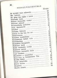 Toivelauluja :  Toimittanut Kullervo 16Julkaistu:Hki : Fazer, 1954sisällysluettelo kuvana
