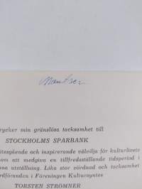 A. Valo 1960 : Svensk finska konstnärsgillet (signeerattu, tekijän omiste)