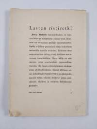 Lasten ristiretki : runoja (signeerattu, tekijän omiste)