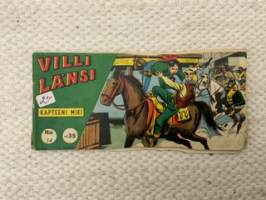 Villi Länsi 1963 nr 14 Kapteeni Miki Piiritys -comic