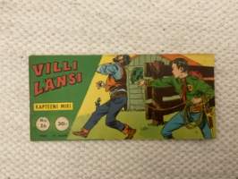 Villi Länsi 1963 nr 26 Kapteeni Miki Levoton yö -comic