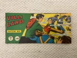 Villi Länsi 1964 nr 2 Kapteeni Miki Viimeinen taistelu -comic