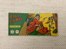 Villi Länsi 1964 nr 23 Kapteeni Miki Viimeinen pako -comic