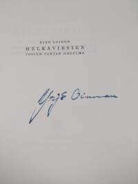 Eino Leinon &quot;Helkavirsien&quot; toisen sarjan ongelma (signeerattu)