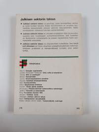 Julkisen sektorin talous : Kokonaistaloudellisia näkökohtia