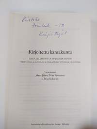 Kirjoitettu kansakunta : sukupuoli, uskonto ja kansallinen historia 1900-luvun alkupuolen suomalaisessa tietokirjallisuudessa (tekijän omiste)