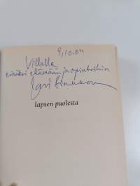 Lapsen puolesta (signeerattu, tekijän omiste)