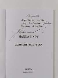 Valokorttelin fuuga : runoja (signeerattu, tekijän omiste)
