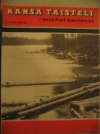 Kansa Taisteli 1976 nr 1, tunnussana Kemi, Suomussalmen taistelualueen kartta, JR 57 Lumisuon &quot;joulupukkipataljoonasta&quot;