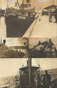 Alkuperäiskuvista   Suomen  lentäjien koulutusta 1918 Libaun merisotakoulussa - postikortti