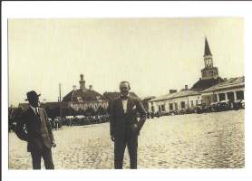 Libaun Merilentokoulu 1918 menomatkalla Mitaussa - postikortti kulkematon