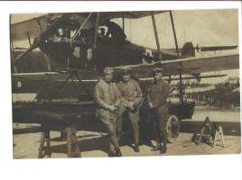 Libaun Merilentokoulu 1918 - postikortti kulkematon