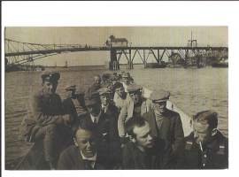 Libaun Merilentokoulu 1918 - postikortti kulkematon