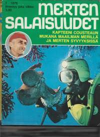Merten salaisuudet Kapteeni Cousteaun mukana maailman merillä ja merten syvyyksissä 1976  nrot  1-6,8,10-25,28,32,47,48 ja 50  yht 27 lehteä