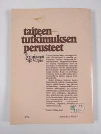 Taiteentutkimuksen perusteet