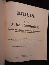 Biblia, se on koko Pyhä Raamattu (1950)