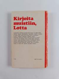 Kirjoita muistiin, Lotta