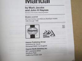 Ford Contour &amp; Mercury Mystique 1995 through 1998 All models - Haynes Automotive Repair Manual