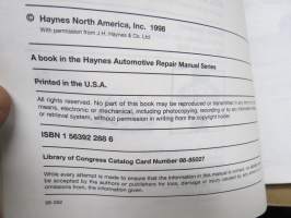 Ford Contour &amp; Mercury Mystique 1995 through 1998 All models - Haynes Automotive Repair Manual