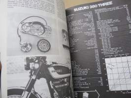 On Suzuki Street Bikes 1971-1976 Road tests, Tech. Data, Previews, History, 750/Three, 380/Three, Specifications, Racing...